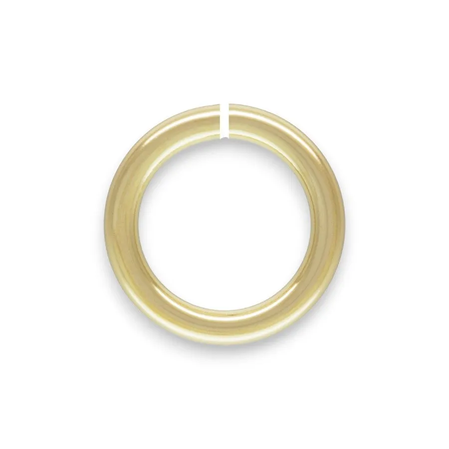 🔗 Jump Ring (Open) in 14ct Yellow Gold Filled - ROUND
