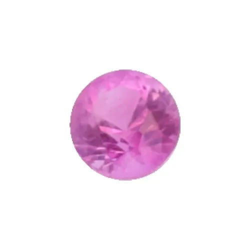 💎 Pink Sapphire (Hot Pink) Grade AA (Natural Gemstone) - ROUND