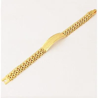 10K 8mm  8" H ROLEX ID BRACELET