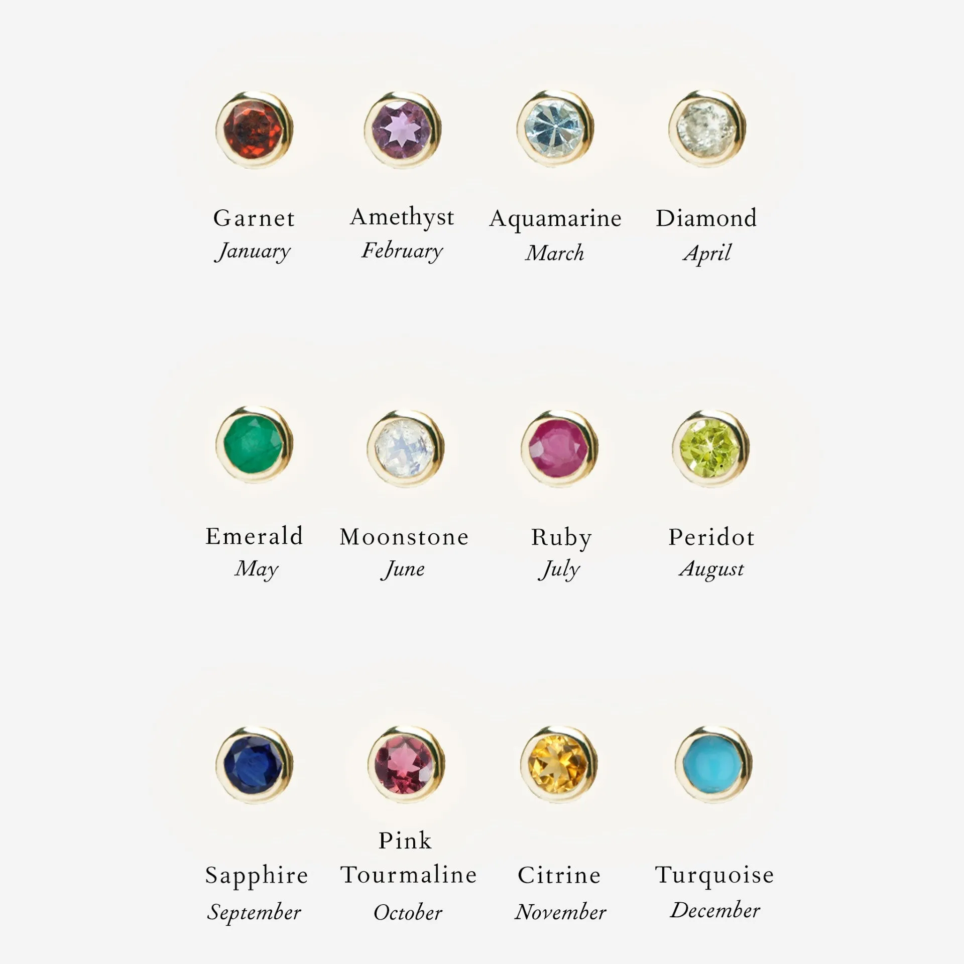 10K Gold "1960s Calendar" Multi-Date Customizable Pendant