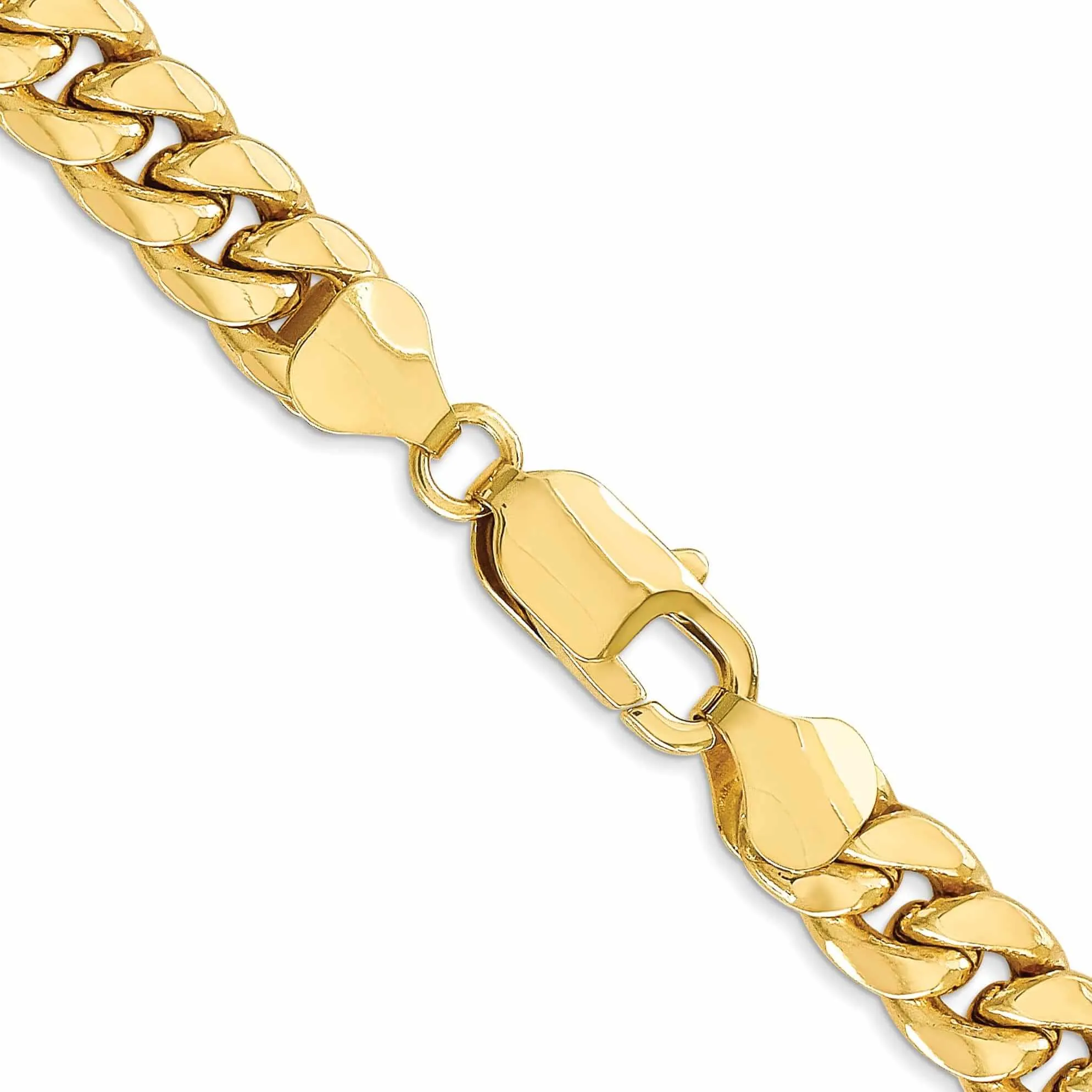 10k Yellow Gold 7.3 mm Miami Cuban Chain