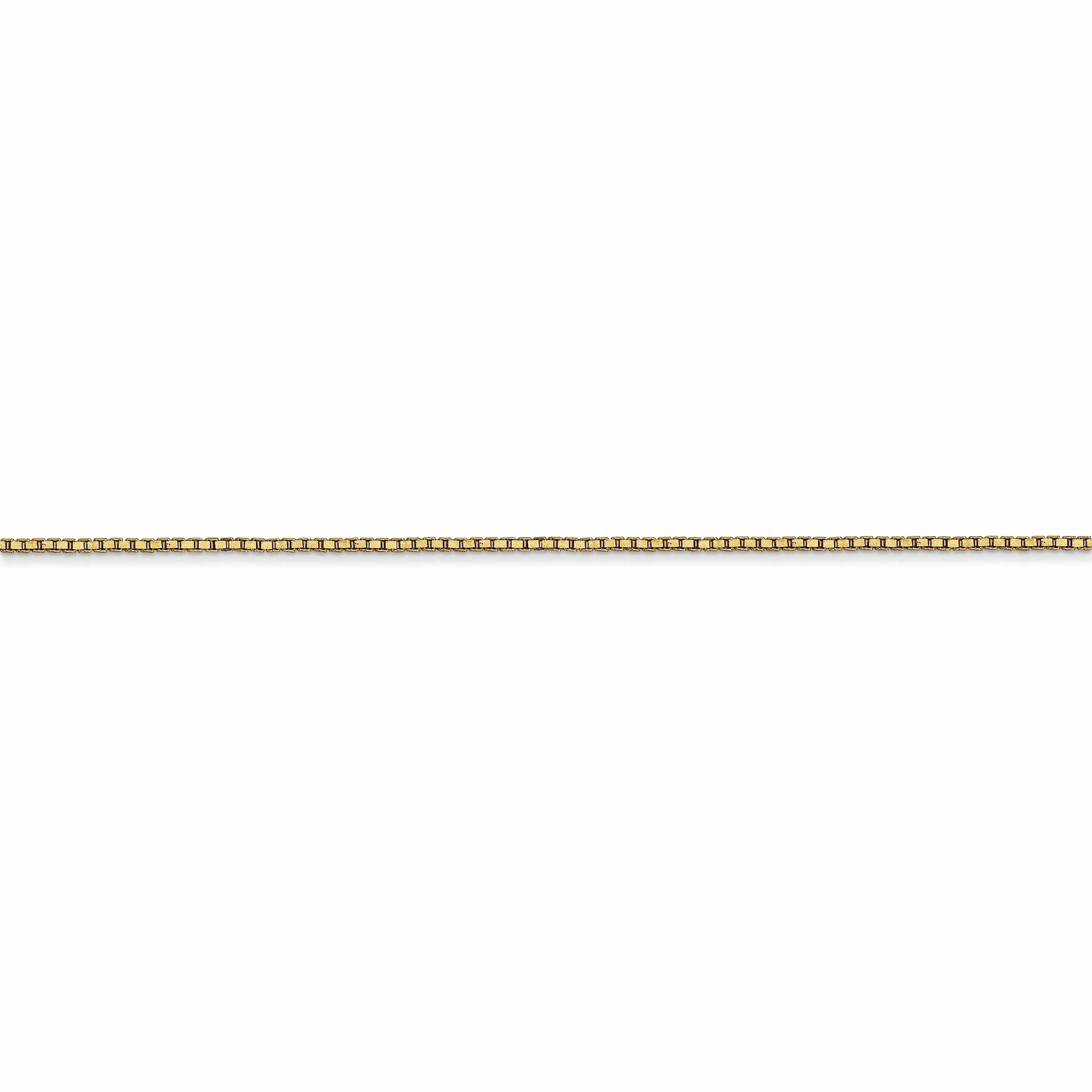10k Yellow Gold .8 mm Box Chain