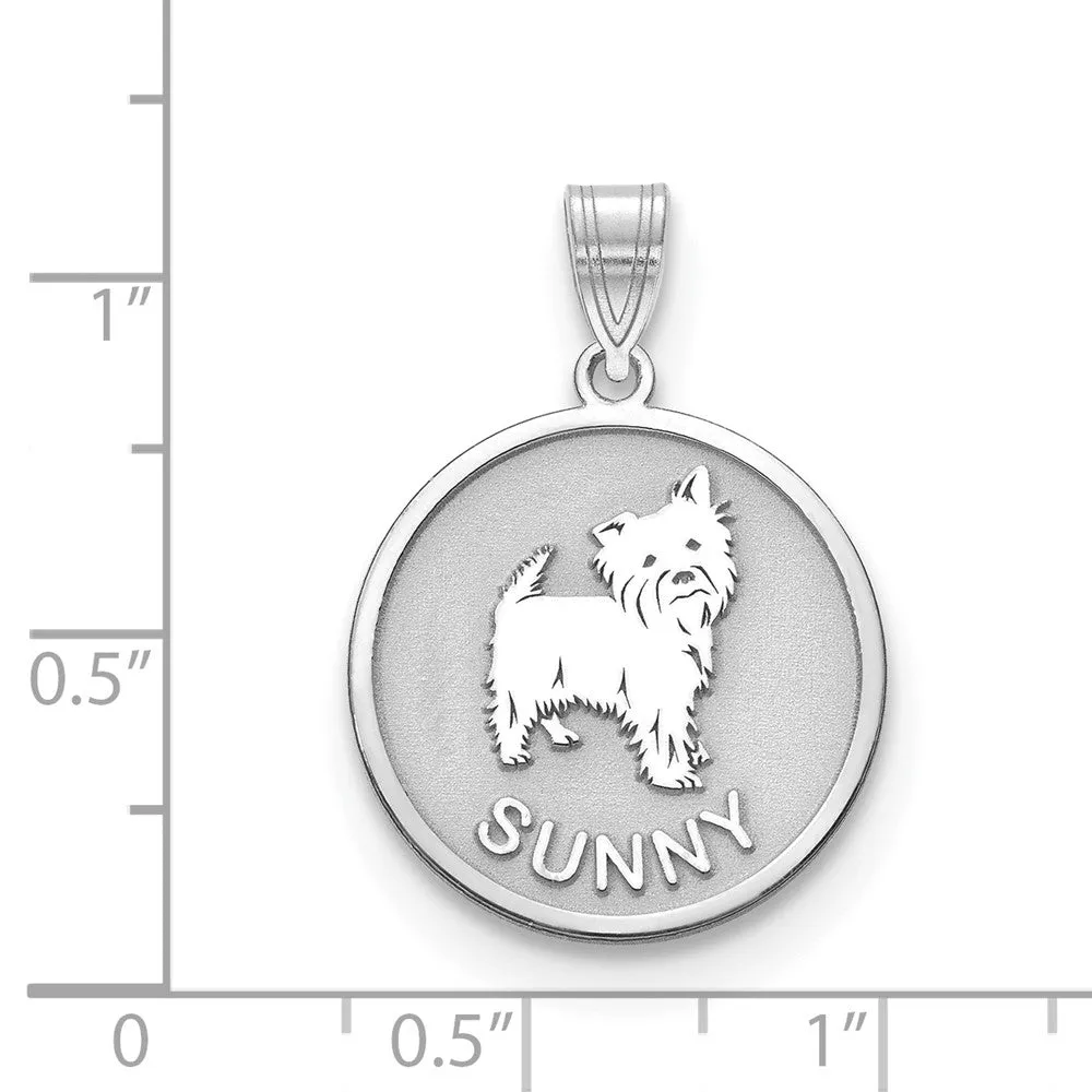 10KW Personalized Dog Pendant