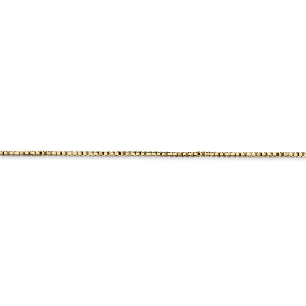 14k 1.1mm Box Chain