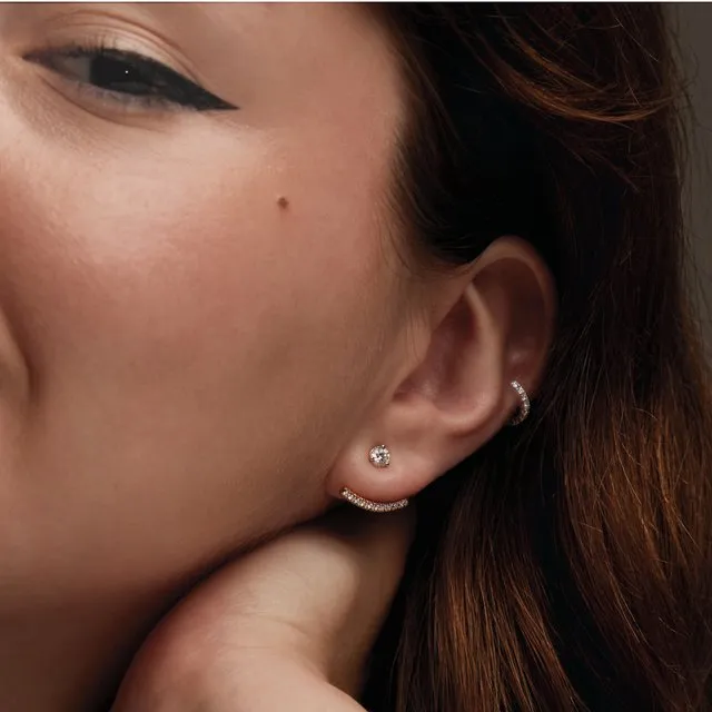 14K Rose Gold 1/2 CTW Lab-Grown Diamond Stud Earrings