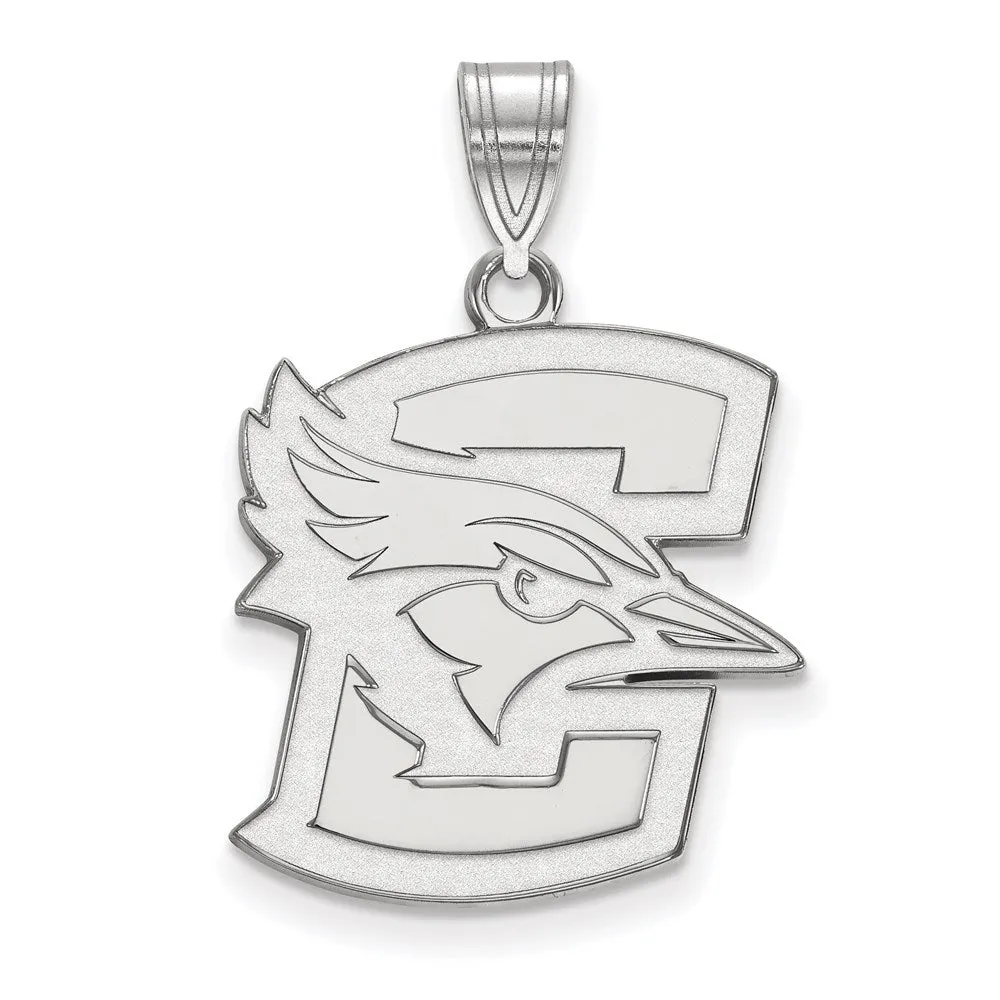 14K White Gold Creighton University Large Pendant