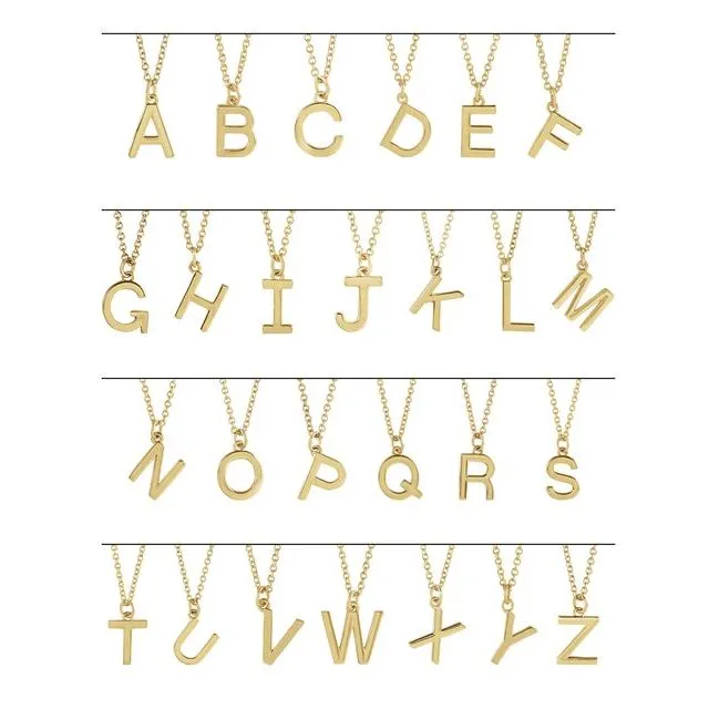 14K Yellow Gold Initial J Dangle 16" Necklace