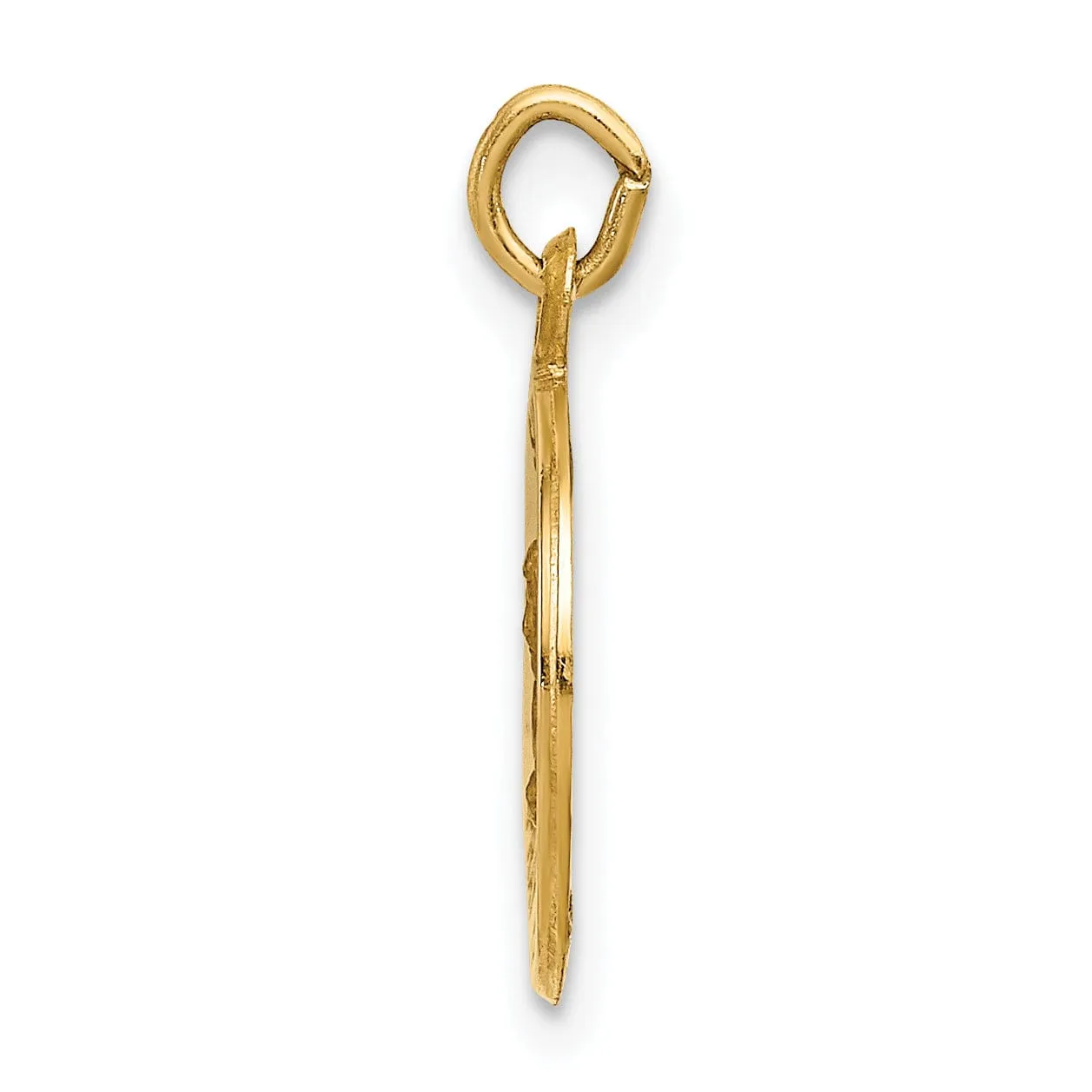 14k Yellow Gold Saint Mark Medal Pendant
