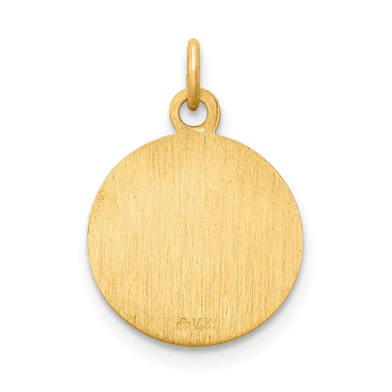 14k Yellow Gold Saint Mark Medal Pendant