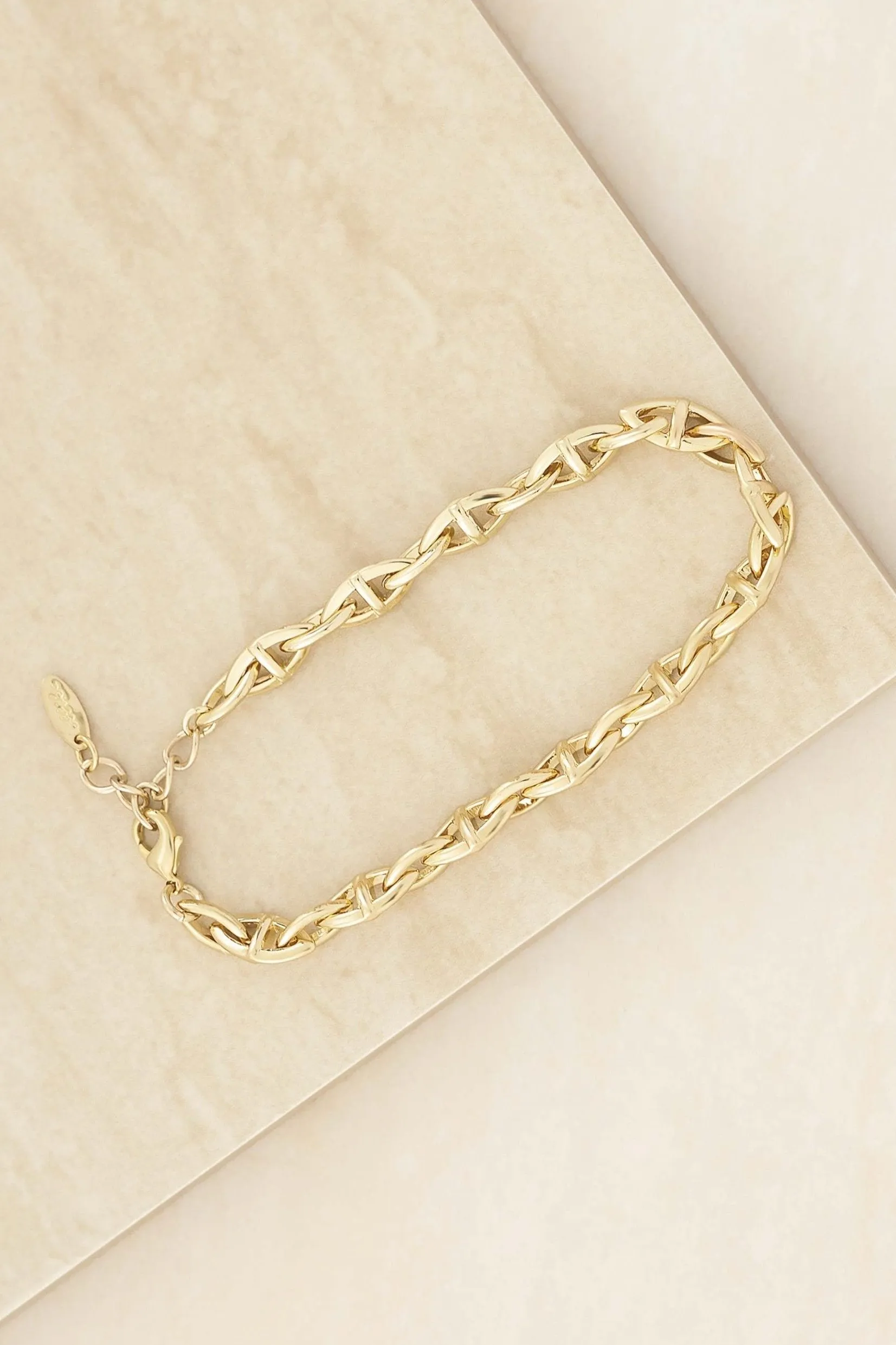 18k LINK ANKLET