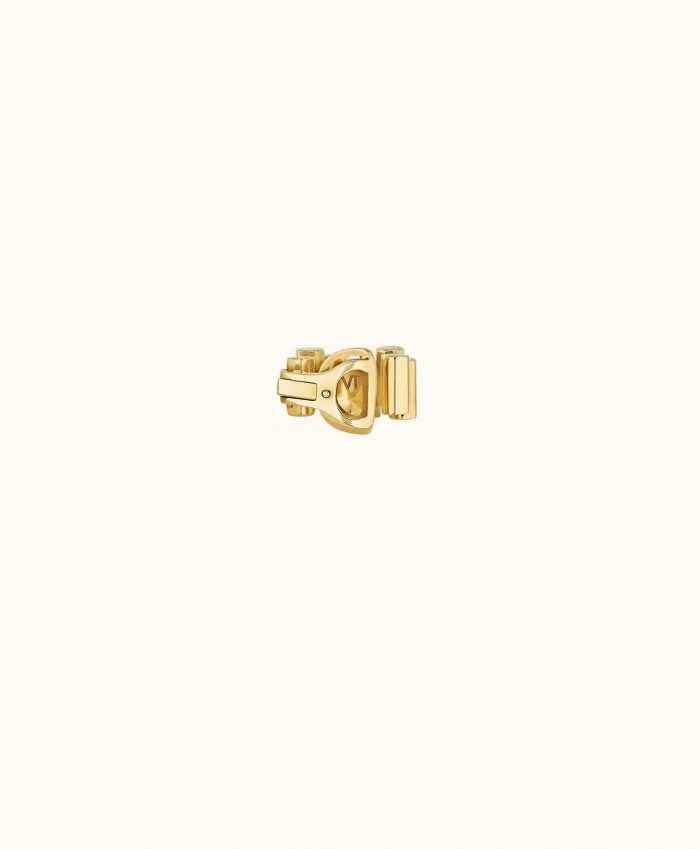 18K Yellow Gold Edge Earcuff