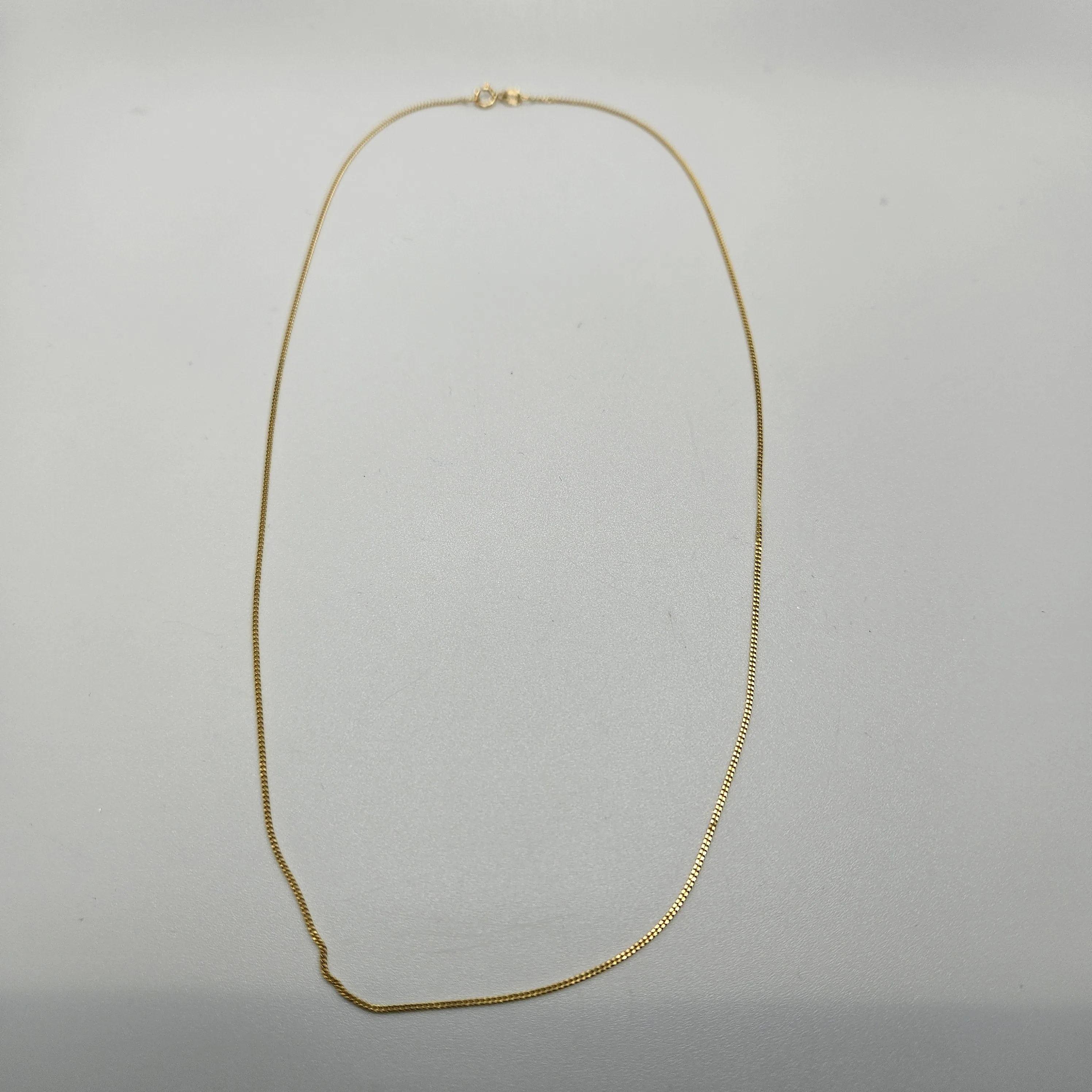 18" Small Cable Gold Chain