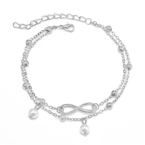 1PC Hot Summer Beach Ankle Infinite Foot Jewelry Anklets  ankle bracelets for women