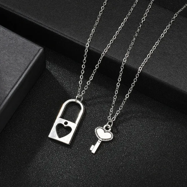 2-4Pcs/set Best Friend Necklace
