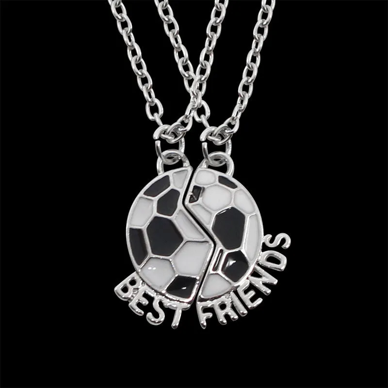 2-4Pcs/set Best Friend Necklace