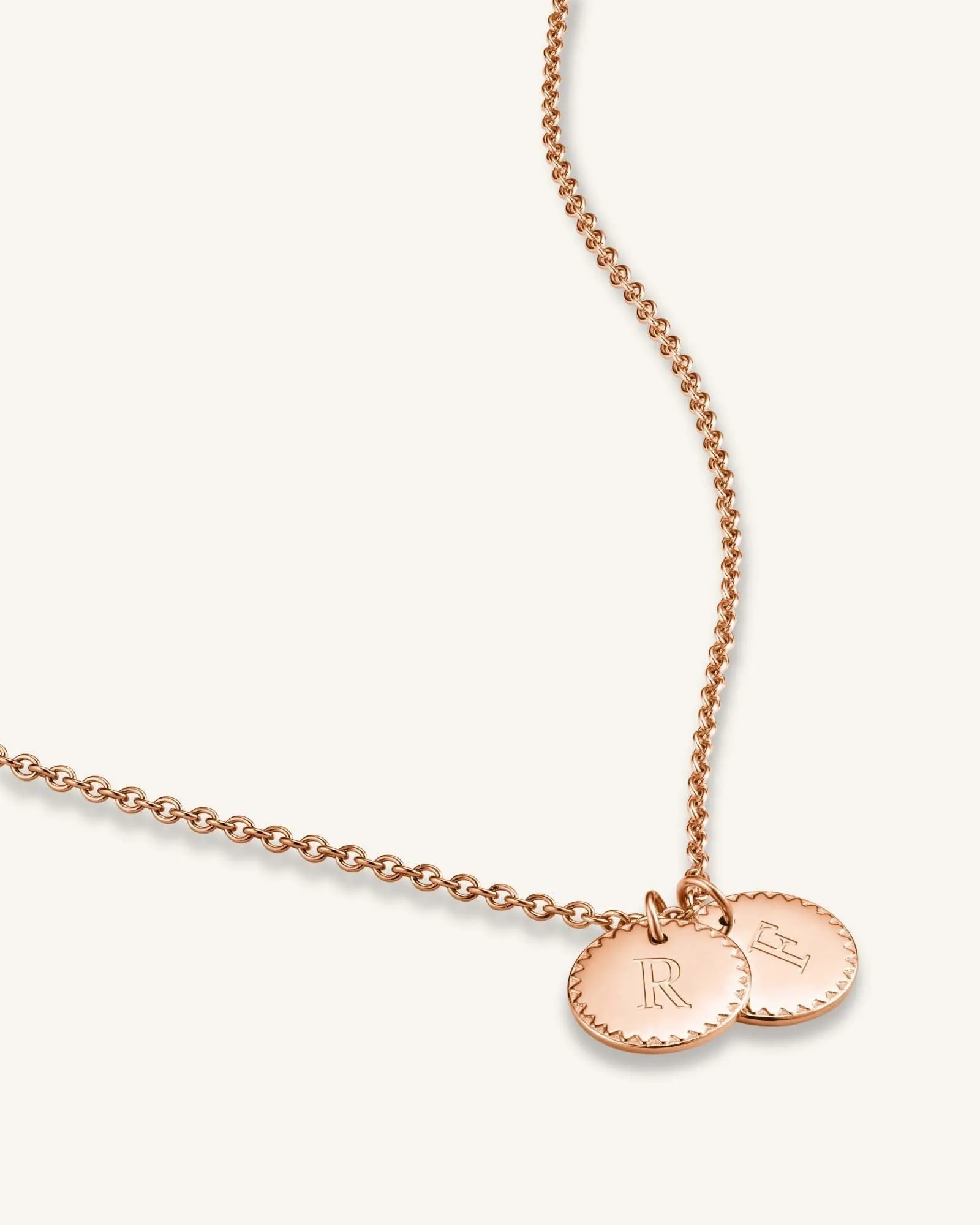 2 Coin Charm Necklace