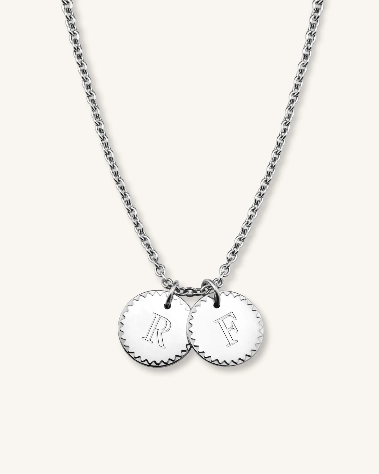 2 Coin Charm Necklace