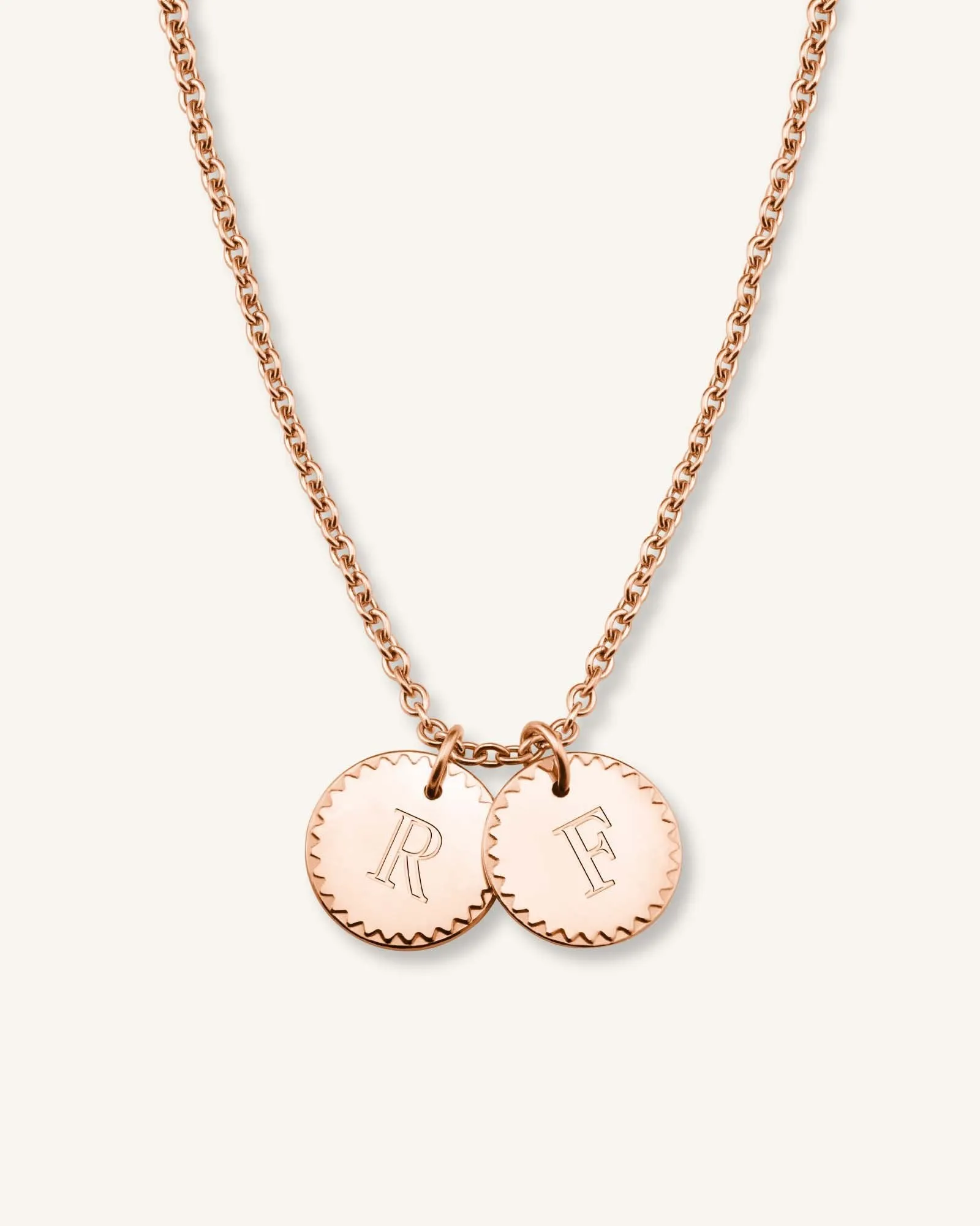 2 Coin Charm Necklace