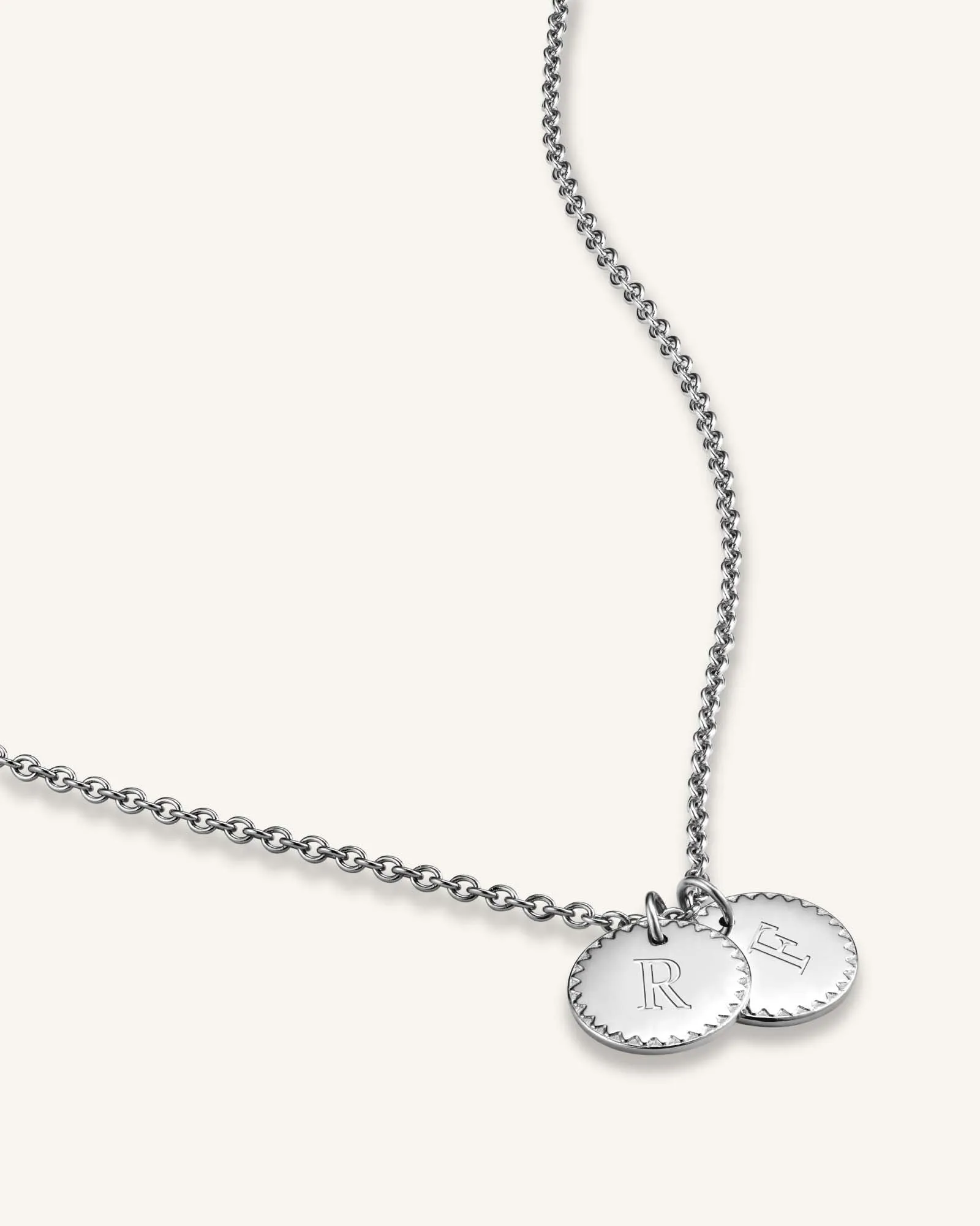 2 Coin Charm Necklace