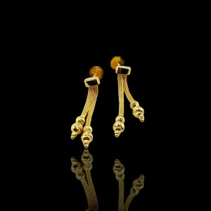 21K Solid Gold Earrings