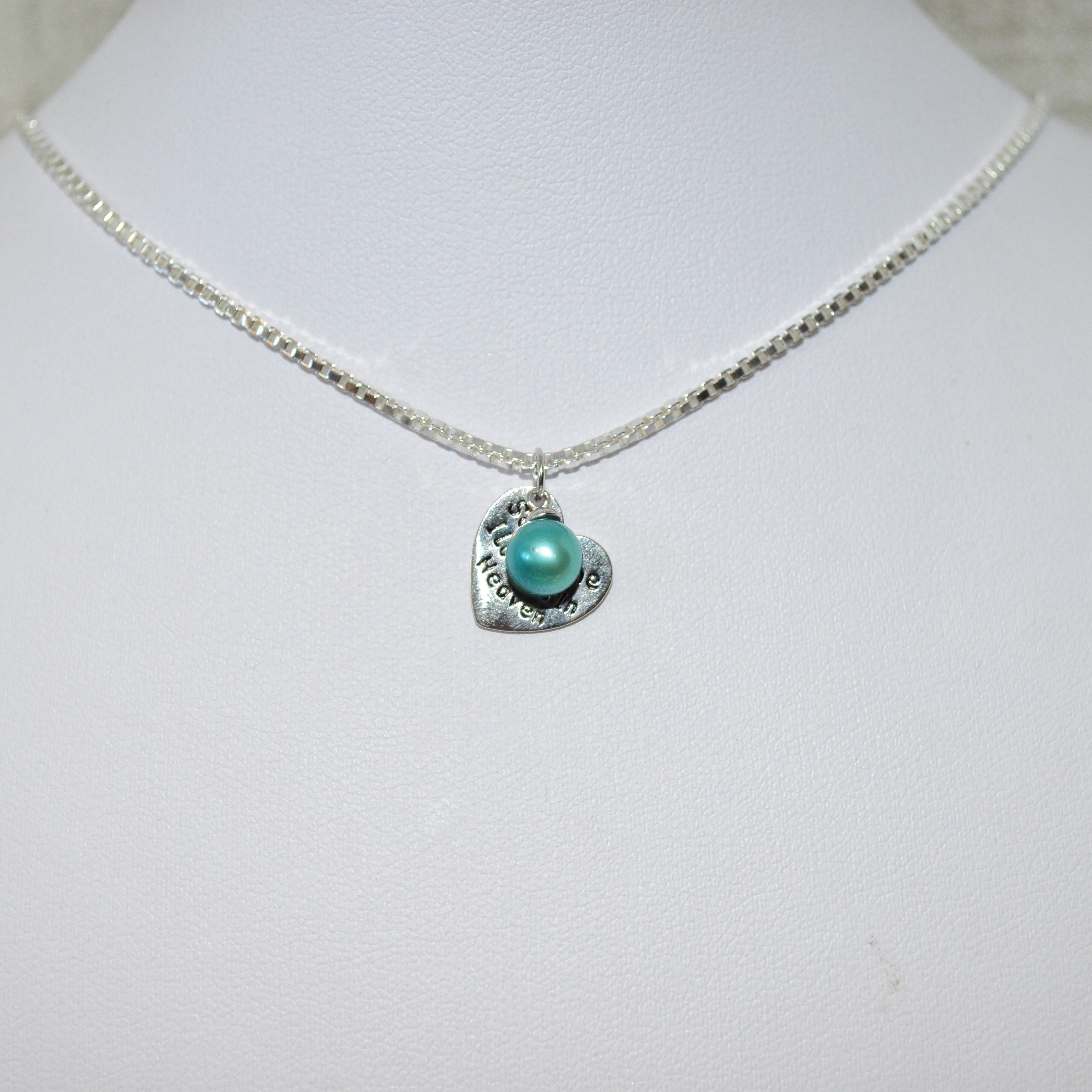 238 - Pendant Mount : Someone in Heaven - Sterling Silver