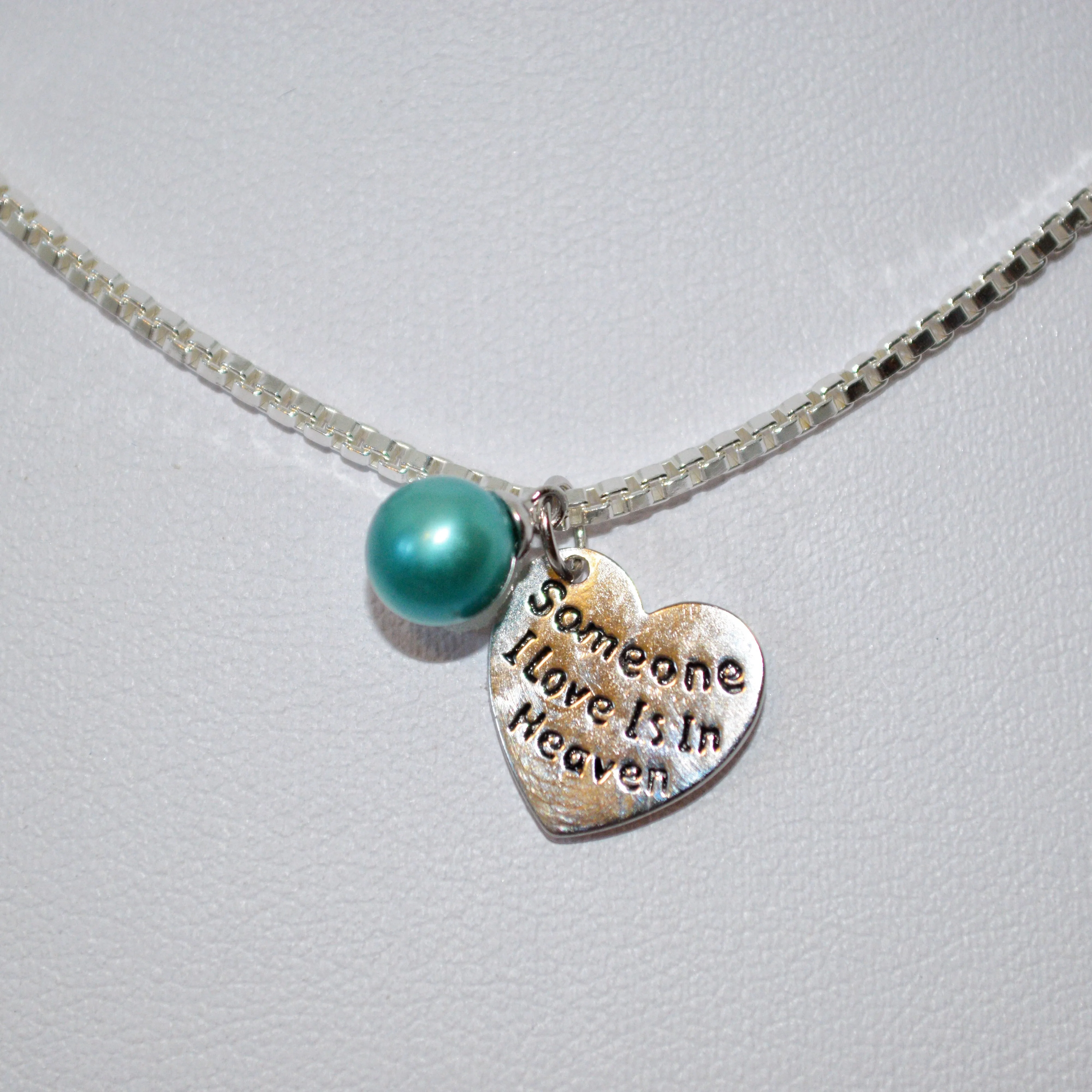 238 - Pendant Mount : Someone in Heaven - Sterling Silver