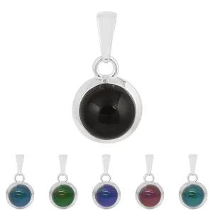 2.45 CTS MOOD STONE PENDANT WITH 925 STERLING SILVER