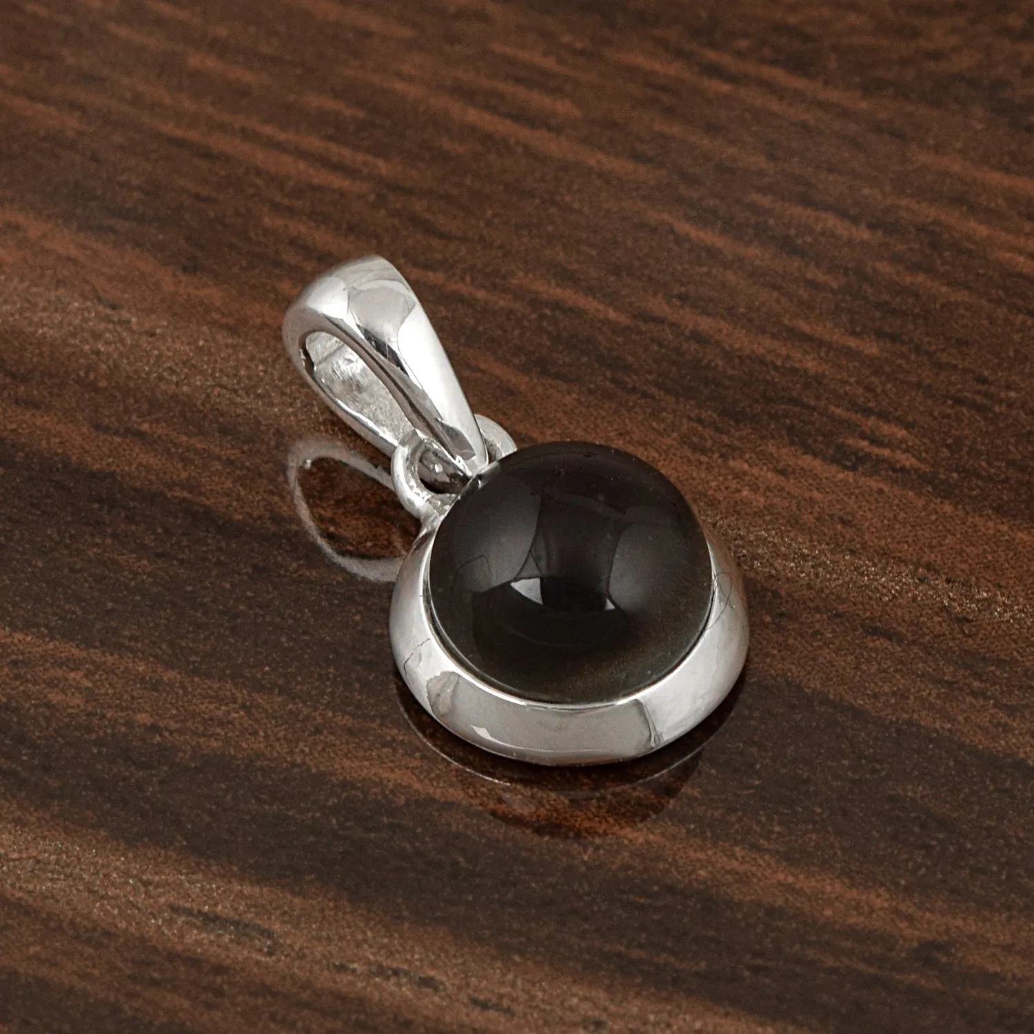 2.45 CTS MOOD STONE PENDANT WITH 925 STERLING SILVER