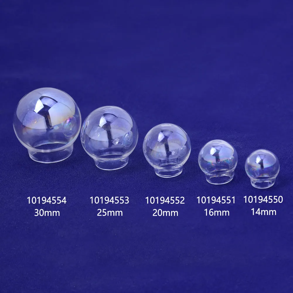 25mm Globe Glass Bottle Glass Dome Miniature Bottles Make a wish pendant DIY bottle pendant Glass Jewelry 10pcs