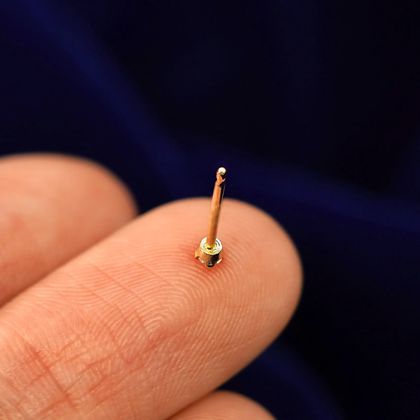 2mm Diamond Earring