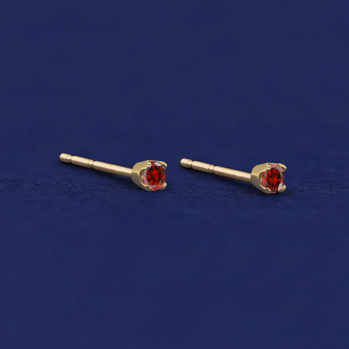 2mm Gemstone Earring