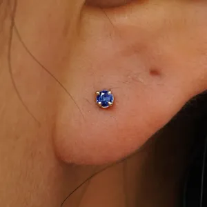 2mm Gemstone Earring