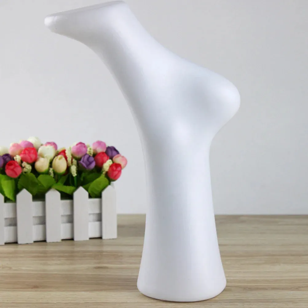 2pcs Foot Sock Mannequin Foot Mold Women'S Socks Photo Display Short