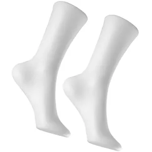 2pcs Foot Sock Mannequin Foot Mold Women'S Socks Photo Display Short