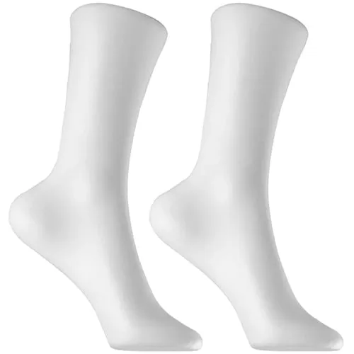 2pcs Foot Sock Mannequin Foot Mold Women'S Socks Photo Display Short