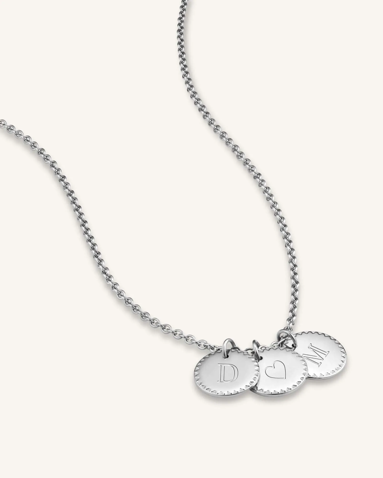 3 Coin Charm Necklace