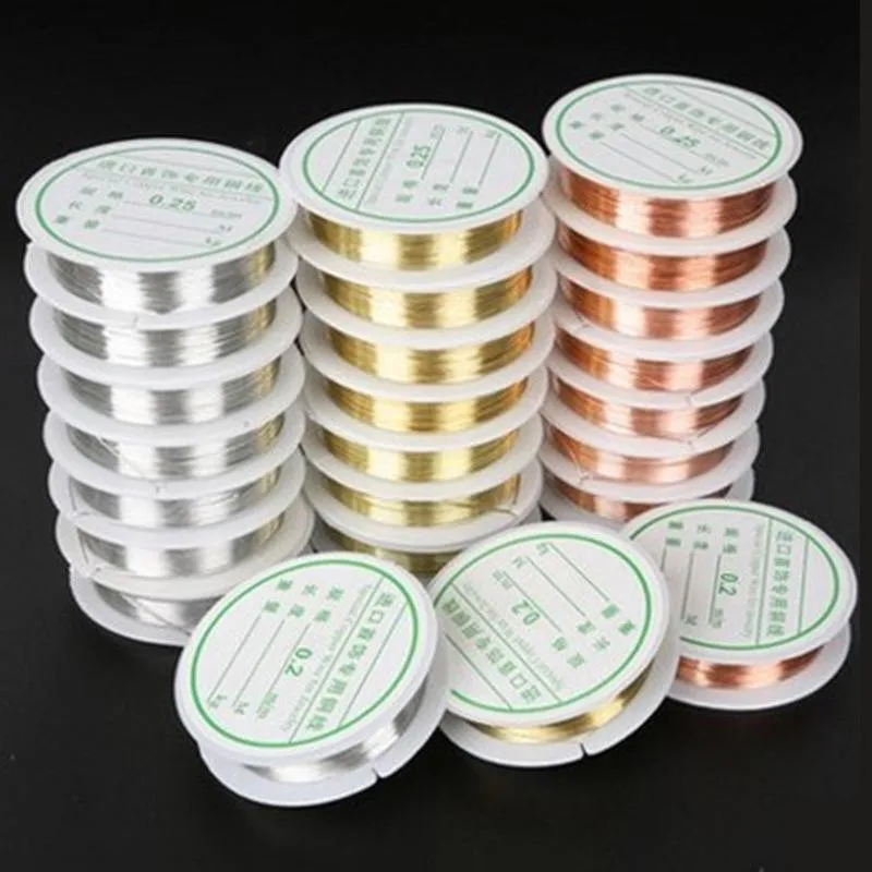 6 Roll Beading Wire Jewelry Making Wire Handmade Craft Cord String DIY Jewelry