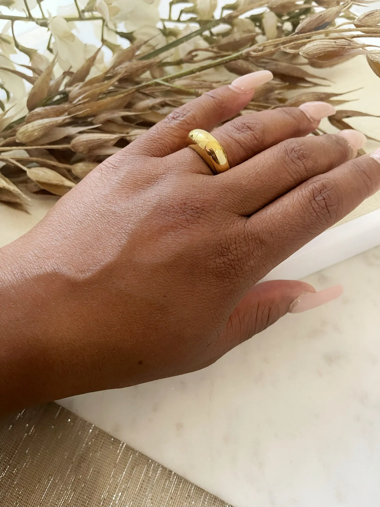 8341JR - Sandy Gold Filled Ring