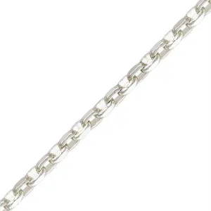 .925 Sterling Silver Diamond Cut Rolo Chain - 1.5mm (1 Foot) #24