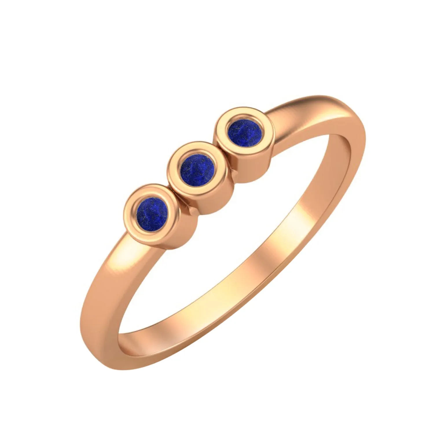 925 Sterling Silver Lapis Lazuli Minimalist Wedding Ring Unique Dainty Delicate Bridal Ring