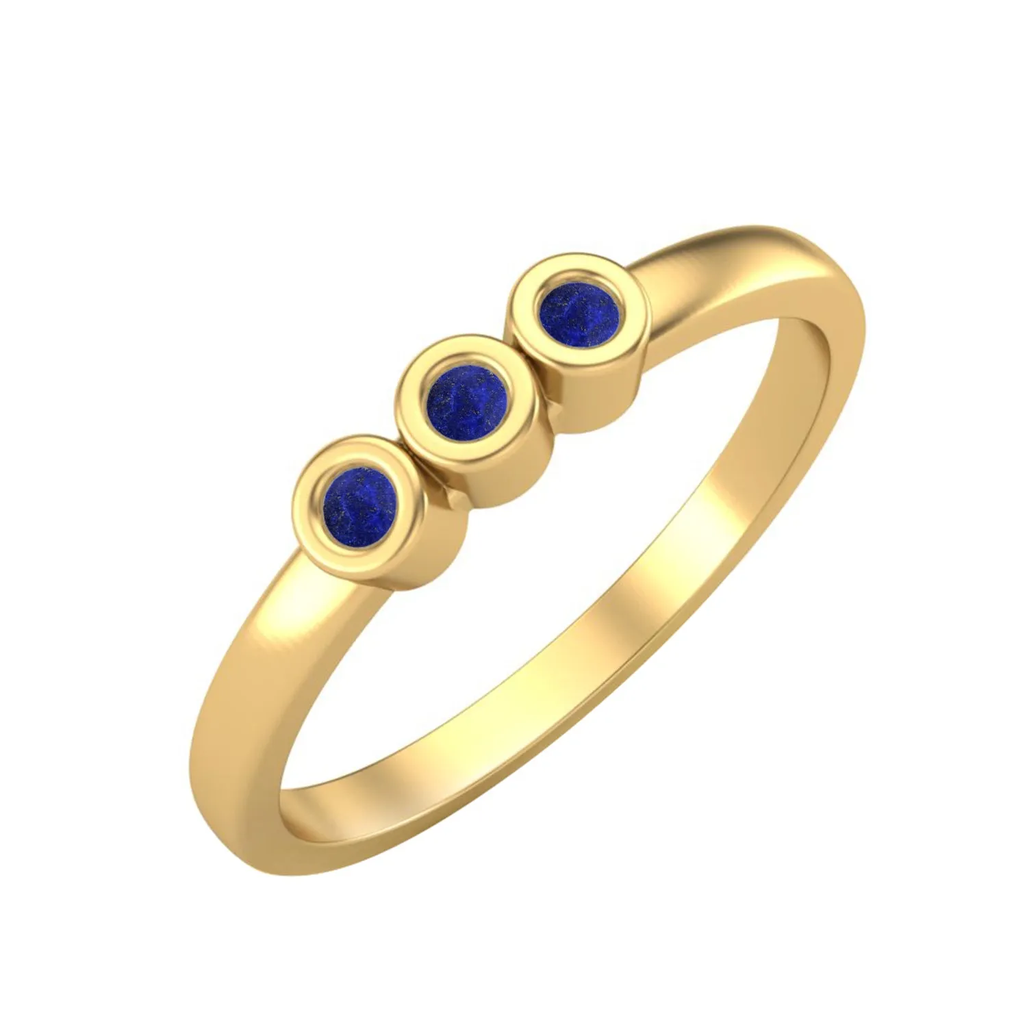 925 Sterling Silver Lapis Lazuli Minimalist Wedding Ring Unique Dainty Delicate Bridal Ring