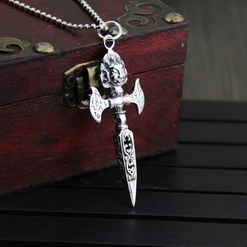 925 Sterling Silver Pendant Religious Vajra Jewelry