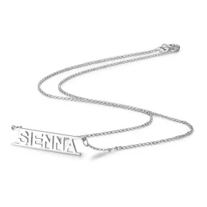 925 Sterling Silver Personalized Name Necklaces, Customized Gift Jewelry