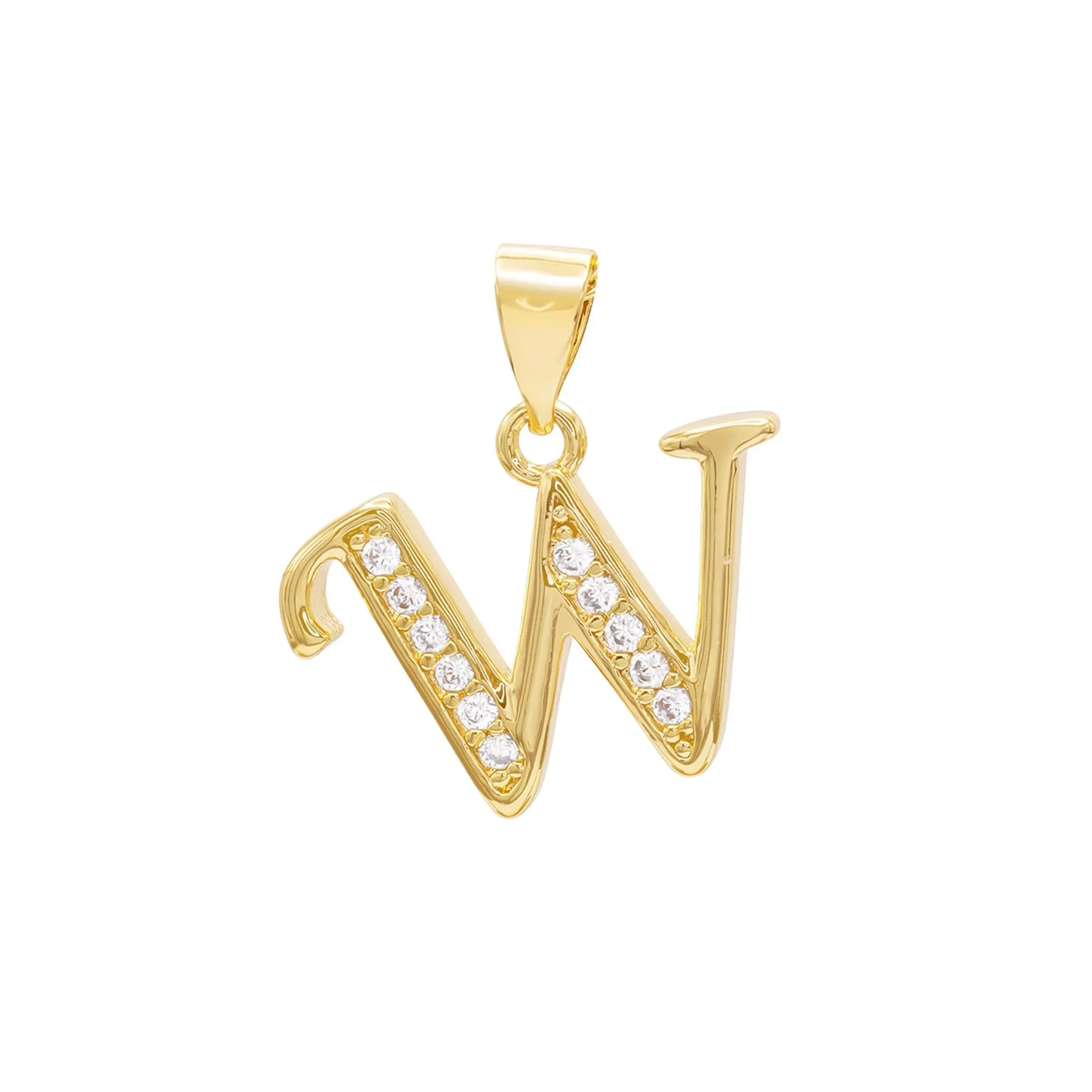 A-Z Initial Letter Pendant 14K Gold Filled Cubic Zirconia Figaro Chain Anklet 10" Set 2.4 mm  Women Jewelry