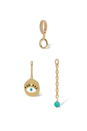 Adella Paperclip Chain Charm Necklace