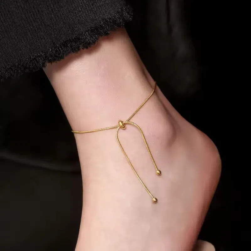 ADJUSTABLE KNOT ANKLETS