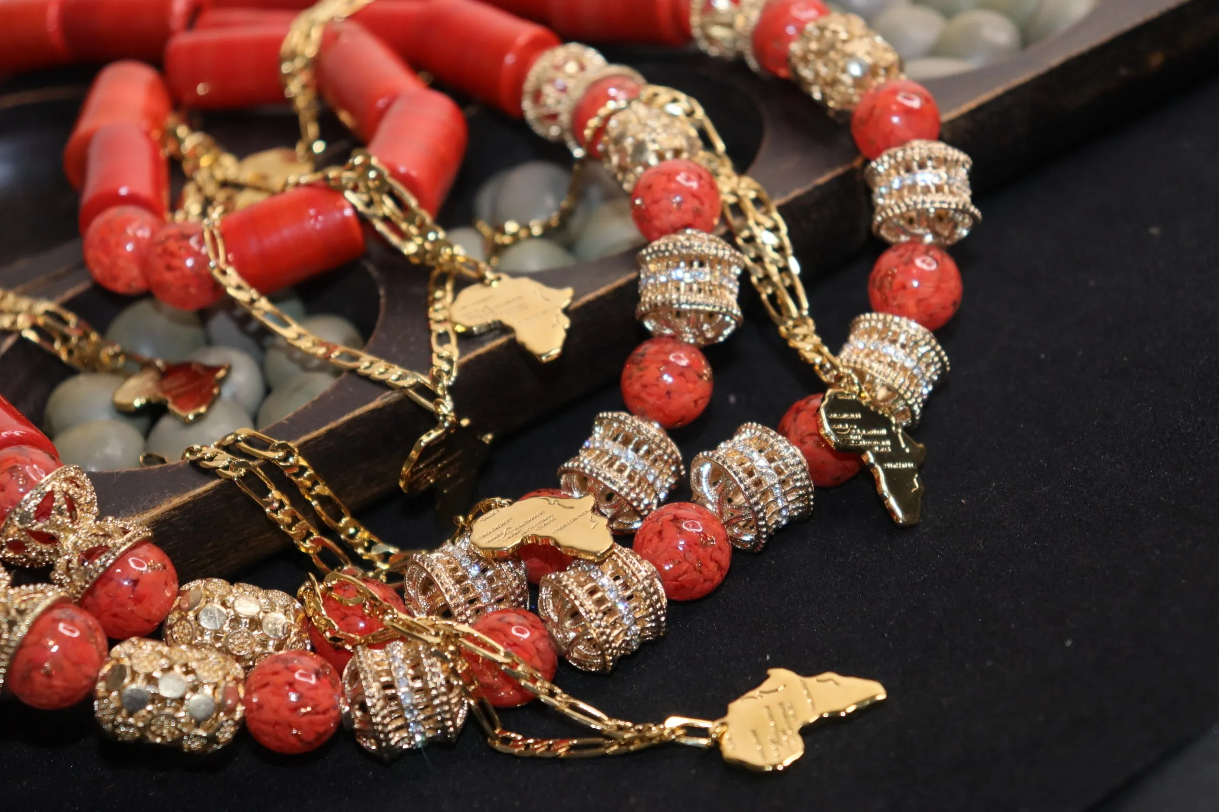 African map bracelet