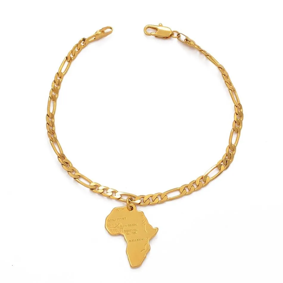 African map bracelet