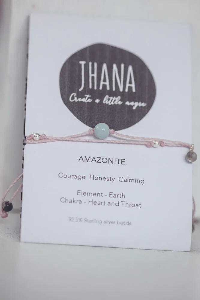 AMAZONITE CRYSTAL BRACELET