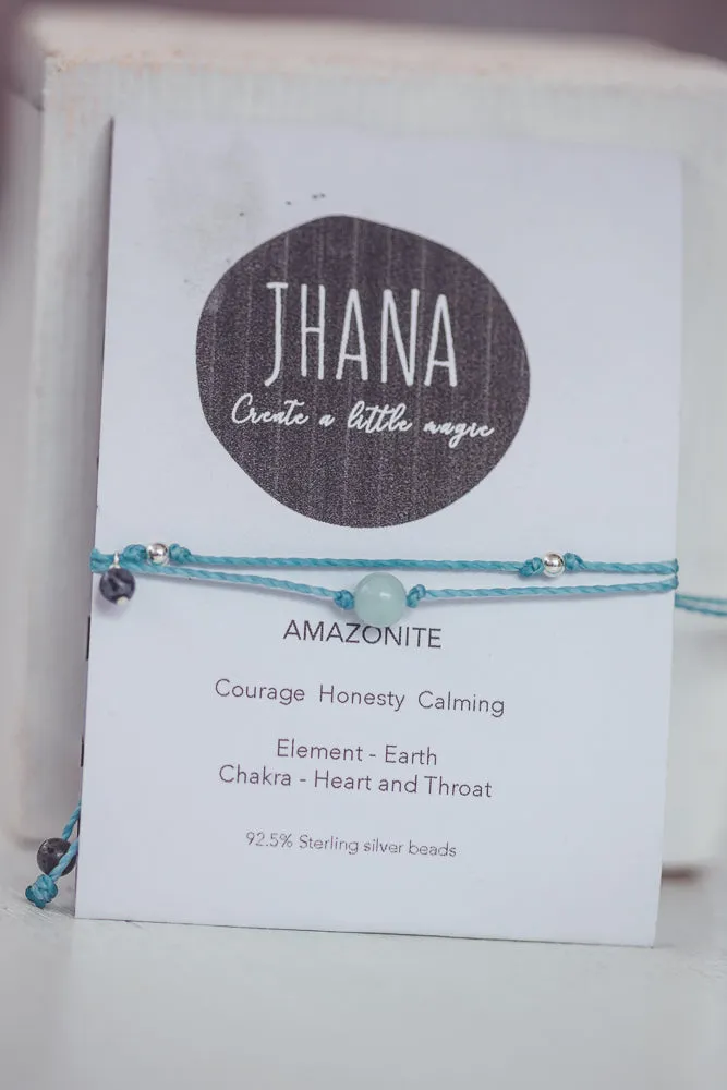 AMAZONITE CRYSTAL BRACELET